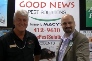 Dean Burnside chatting me up at his company's 25th Anniversary Celebration