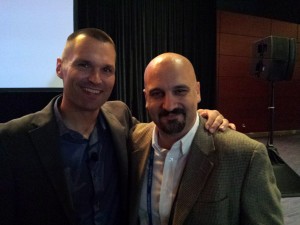 Marcus Sheridan with David G. Johnson at INBOUND 2015